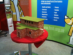 ClayClay mini bricks used on the Federation of Master Builders Stand at Excel's WorldSkills Show Early October 2011. Visitors to the FMB stand helped build the model house